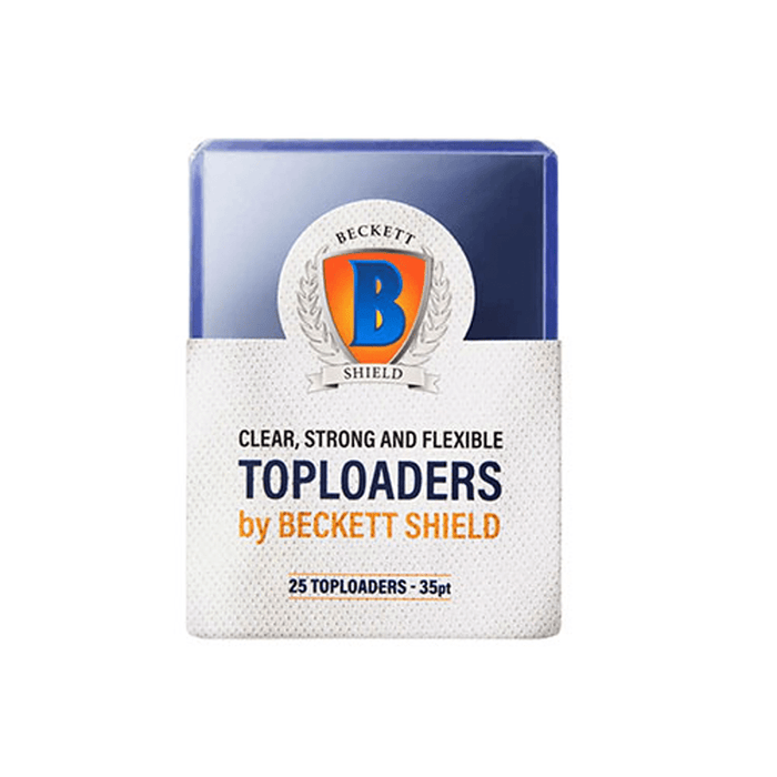Arcane Tinmen Beckett Shield Standard Size (3'' x 4'') Clear Toploaders available at Northumbrian Tin Soldier