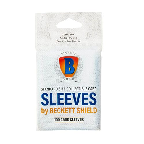 Arcane Tinmen Beckett Shield - Standard Size Collectible Card Sleeves - Clear X100 available at Northumbrian Tin Soldier
