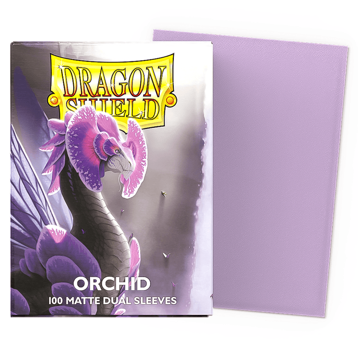 Arcane Tinmen Dragon Shield Matte Dual - Orchid (100 Sleeves) available at Northumbrian Tin Soldier