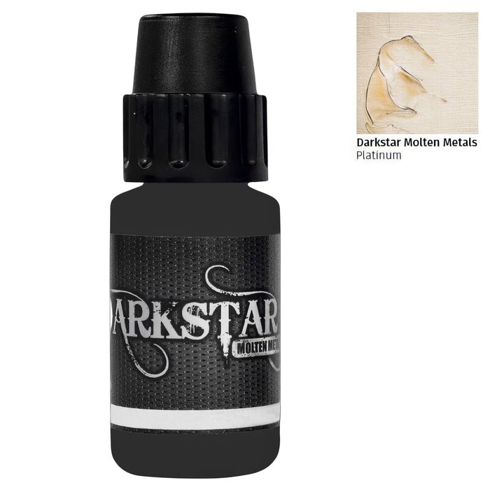 Darkstar Hobbies Darkstar Molten Metals: Platinum (17ml) available at Northumbrian Tin Soldier