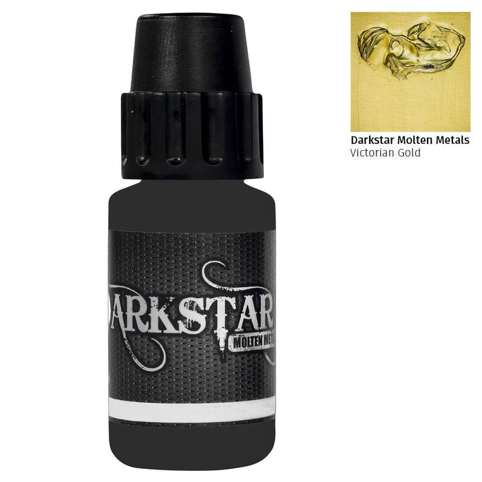Darkstar Hobbies Darkstar Molten Metals: Victorian Gold (17ml) available at Northumbrian Tin Soldier