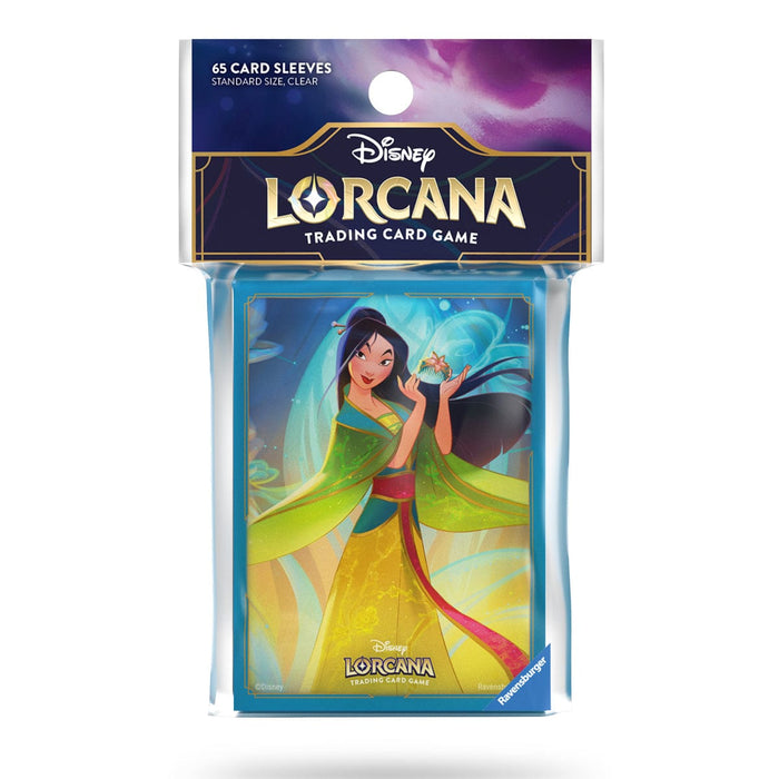 Disney-Ravensburger Disney Lorcana - Fabled - Card Sleeves - Mulan Considerate Diplomat available at Northumbrian Tin Soldier
