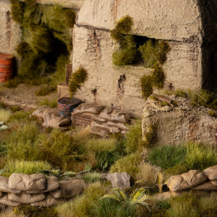 Gamers Grass Basing Bits - Sandbag Barricades Basing Materials available at Northumbrian Tin Soldier