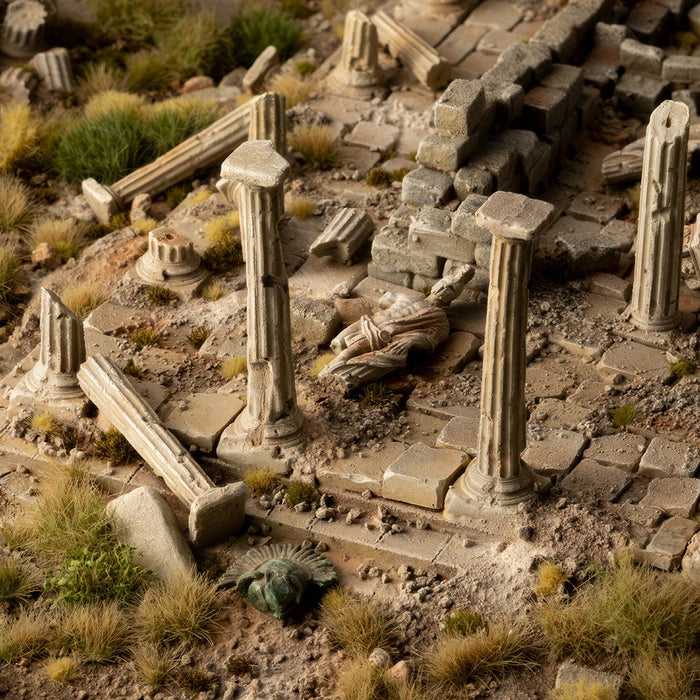 Gamers Grass Basing Bits - Statues and Columns Basing Materials available at Northumbrian Tin Soldier