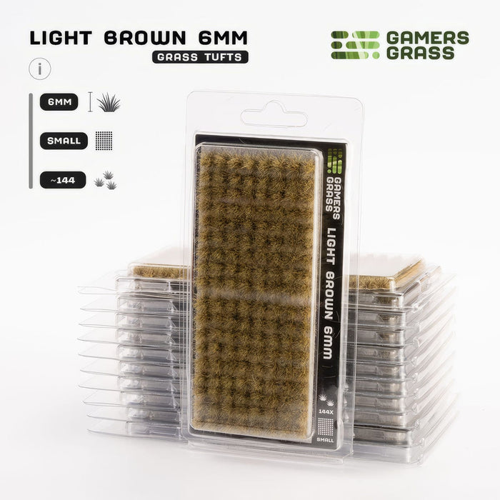 Gamers Grass Gamers Grass: 6mm Small Tufts - Light Brown Basing Materials available at Northumbrian Tin Soldier