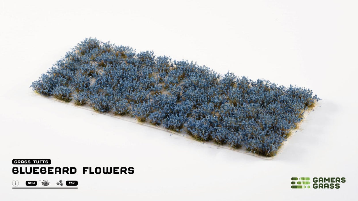 Gamers Grass Gamers Grass - Wild Flowers - Bluebeard Flowers available at Northumbrian Tin Soldier
