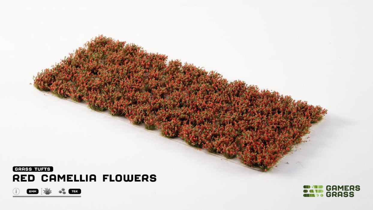 Gamers Grass Gamers Grass - Wild Flowers - Red Camellia Flowers available at Northumbrian Tin Soldier
