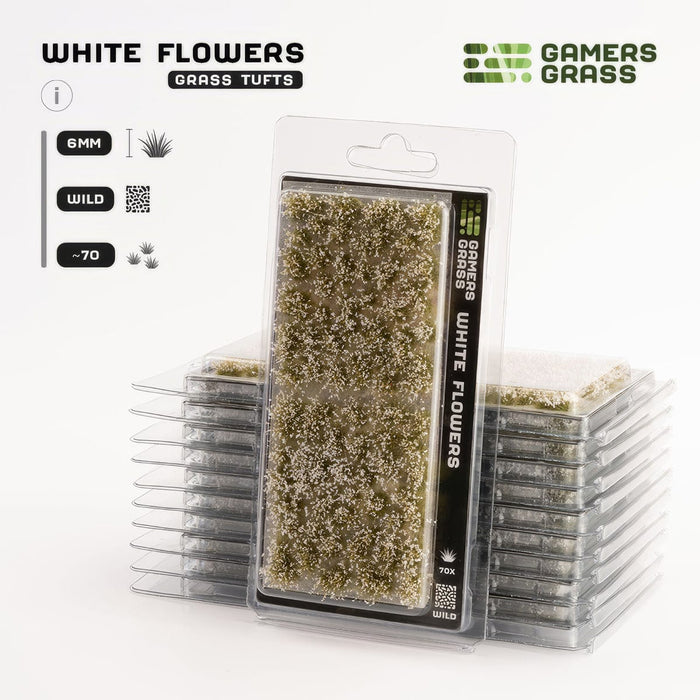 Gamers Grass Gamers Grass: Wild Flowers - White Flowers Basing Materials available at Northumbrian Tin Soldier