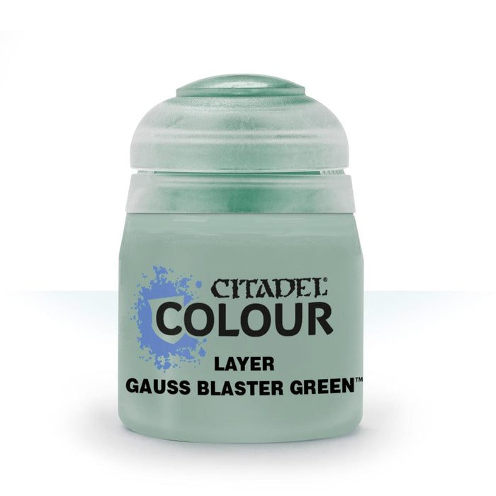 Games Workshop Citadel Colour Layer: Gauss Blaster Green available at Northumbrian Tin Soldier
