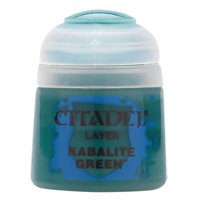 Games Workshop Citadel Colour Layer: Kabalite Green available at Northumbrian Tin Soldier