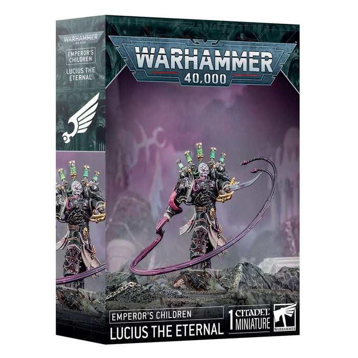 Games Workshop Warhammer 40000: Emperor's Children - Lucius The Eternal available at Northumbrian Tin Soldier