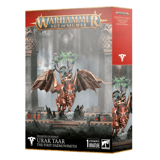 Games Workshop Warhammer Age of Sigmar: Helsmiths of Hashut - Urak Taar the First Daemonsmith available at Northumbrian Tin Soldier