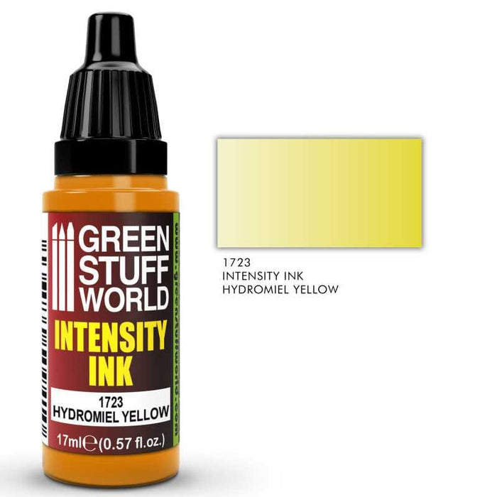 Green Stuff World Intensity Ink HYDROMIEL YELLOW available at Northumbrian Tin Soldier