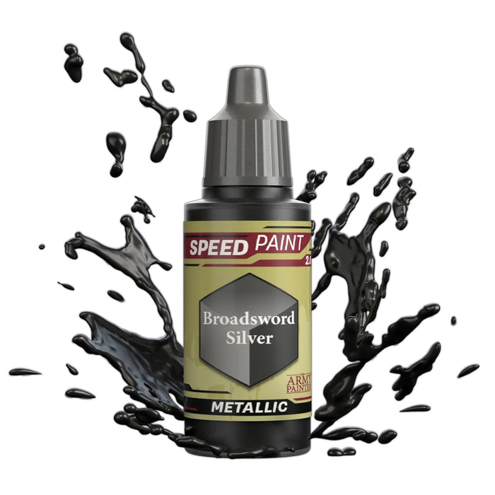The Army Painter Speedpaint: Broadsword Silver available at Northumbrian Tin Soldier