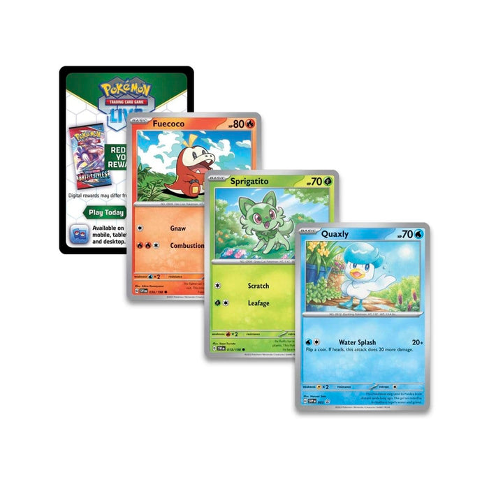 The Pokémon Company Pokémon : Pokémon Paldea Collection Quaxly Collectors Box available at Northumbrian Tin Soldier