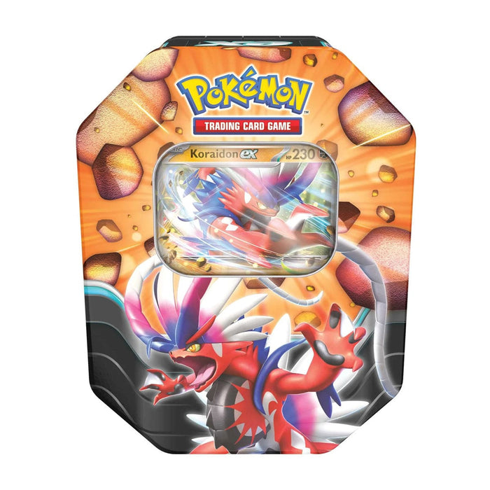 The Pokémon Company Pokémon - Slashing Legends Tin - Koraidon Ex available at Northumbrian Tin Soldier