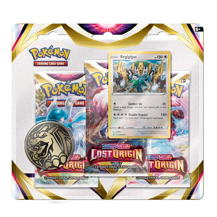 The Pokémon Company Pokémon : Sword & Shield - Lost Origin 3-Pack - Regigigas available at Northumbrian Tin Soldier