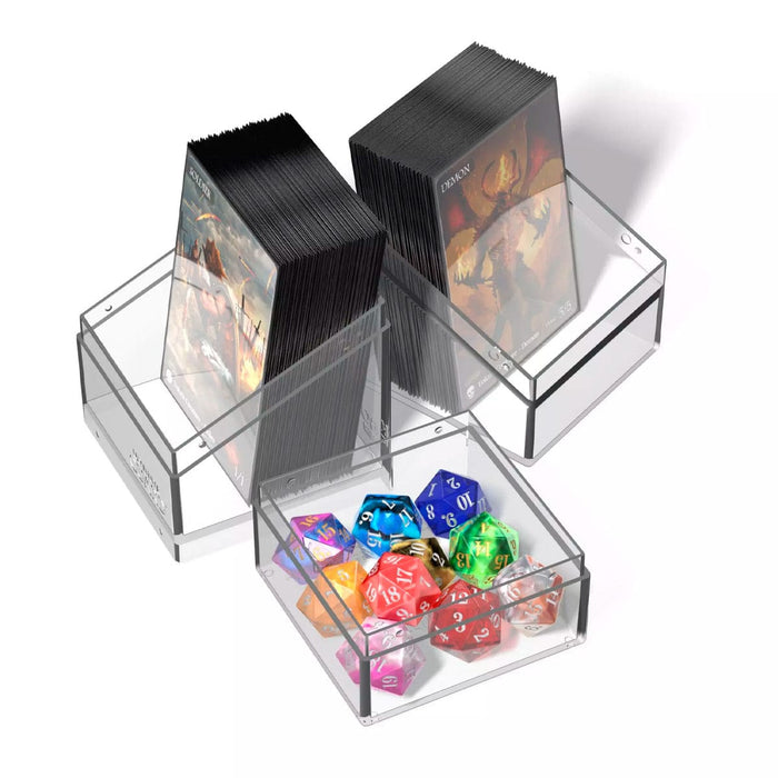 Ultimate Guard Ultimate Guard - Boulder n Tray Deck Case 100+ - Clear available at Northumbrian Tin Soldier