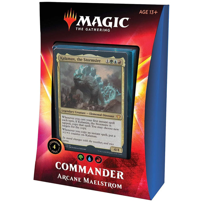 Wizards of The Coast Magic: The Gathering - Ikoria: Lair of Behemoths - Commander 2020 Deck - Arcane Maelstrom available at Northumbrian Tin Soldier