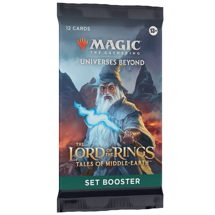 Wizards of The Coast Magic: The Gathering - Lord of the Rings: Tales of Middle earth - SET Booster Pack available at Northumbrian Tin Soldier