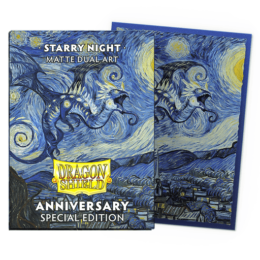 Arcane Tinmen Dragon Shield Brushed Art - Special Edition Starry Night (100 Sleeves) available at Northumbrian Tin Soldier