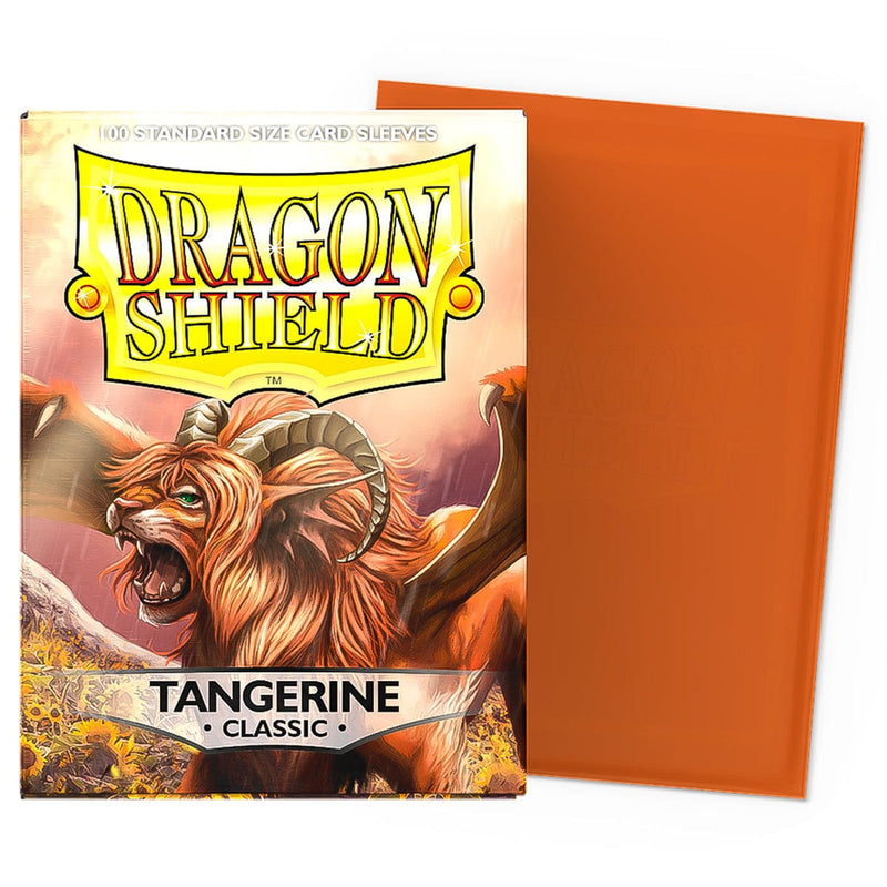 Arcane Tinmen Dragon Shield Classic - Tangerine (100 Sleeves) available at Northumbrian Tin Soldier