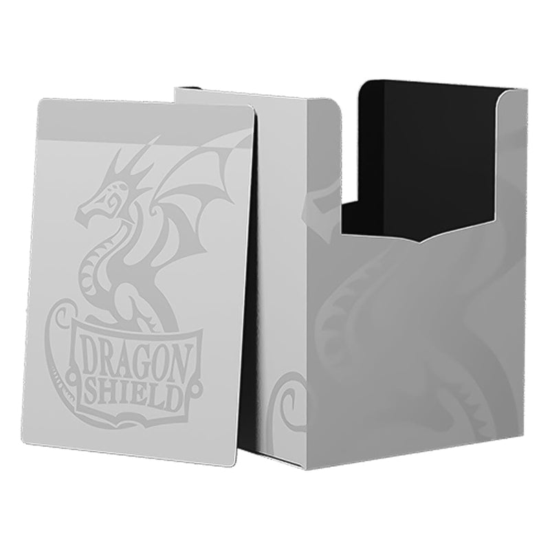 Arcane Tinmen Dragon Shield - Deck Shell - Ashen White available at Northumbrian Tin Soldier