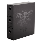 Arcane Tinmen Dragon Shield - Fortress Card Drawers - Black available at Northumbrian Tin Soldier