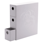 Arcane Tinmen Dragon Shield - Fortress Card Drawers - White available at Northumbrian Tin Soldier