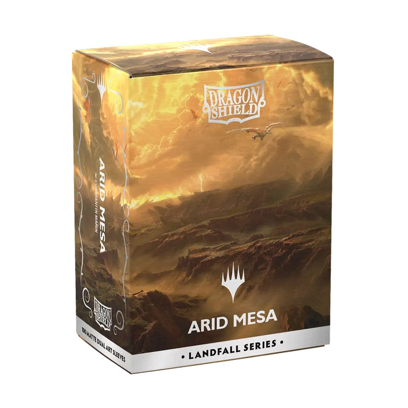 Arcane Tinmen Dragon Shield Landfall Series - Arid Mesa (100 Sleeves) available at Northumbrian Tin Soldier