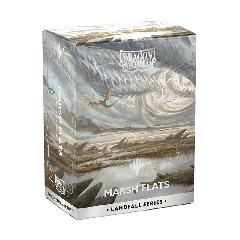 Arcane Tinmen Dragon Shield Landfall Series - Marsh Flats (100 Sleeves) available at Northumbrian Tin Soldier