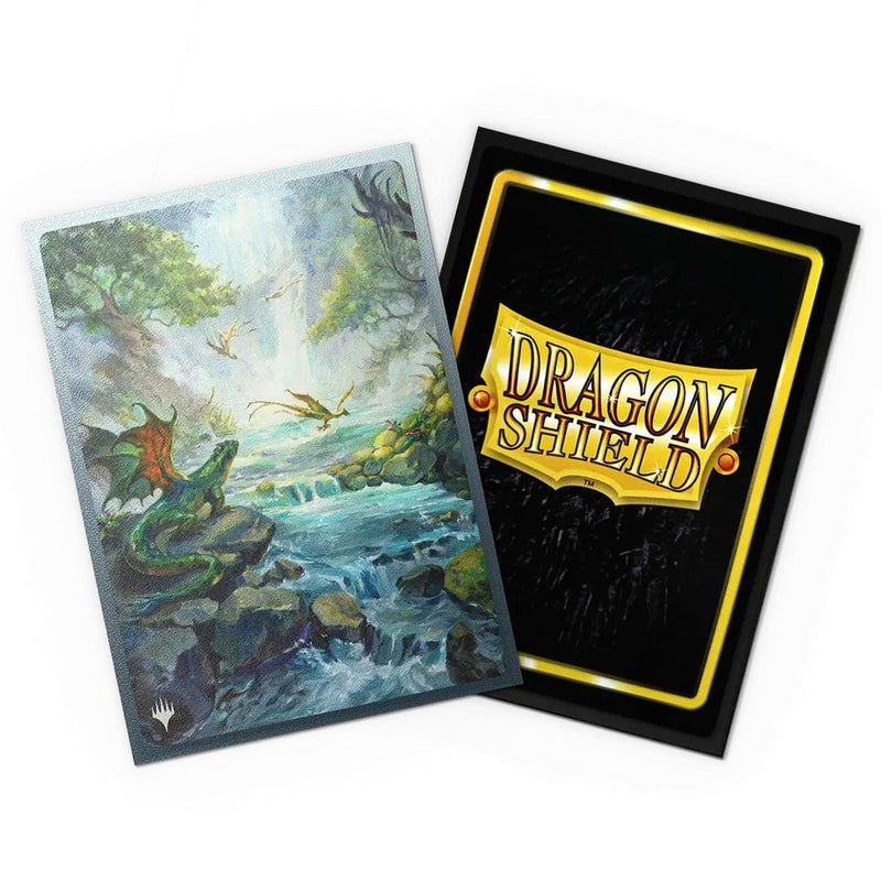 Arcane Tinmen Dragon Shield Landfall Series - Misty Rainforest (100 Sleeves) available at Northumbrian Tin Soldier