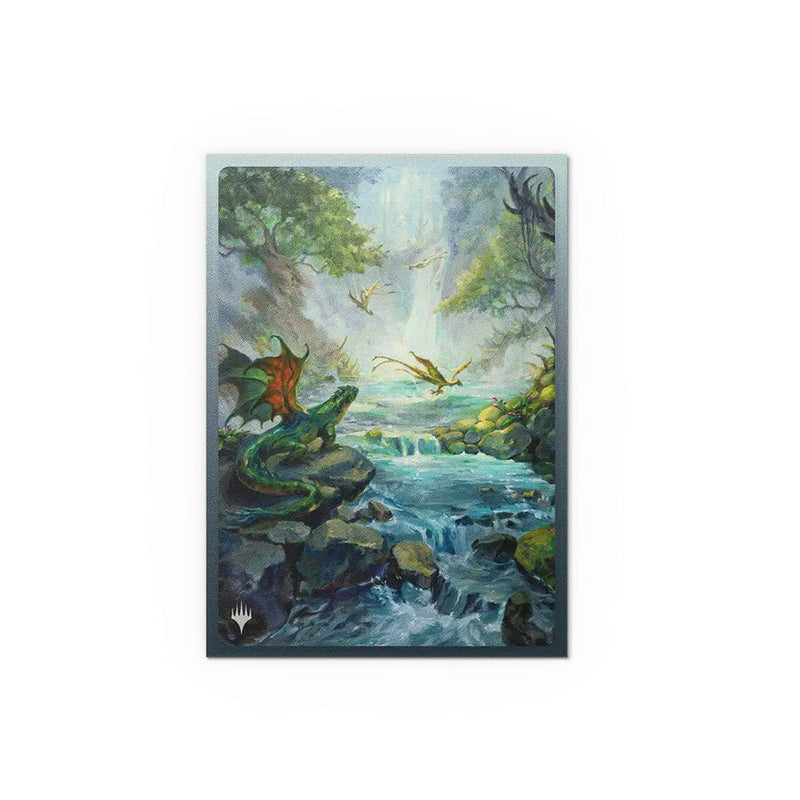 Arcane Tinmen Dragon Shield Landfall Series - Misty Rainforest (100 Sleeves) available at Northumbrian Tin Soldier