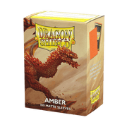 Arcane Tinmen Dragon Shield Matte – Amber (100 Sleeves) available at Northumbrian Tin Soldier