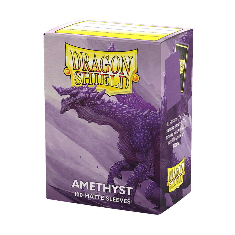 Arcane Tinmen Dragon Shield Matte – Amethyst (100 Sleeves) available at Northumbrian Tin Soldier