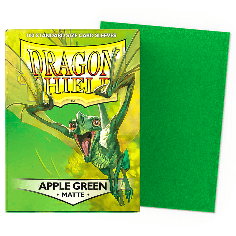 Arcane Tinmen Dragon Shield Matte - Apple Green (100 Sleeves) available at Northumbrian Tin Soldier