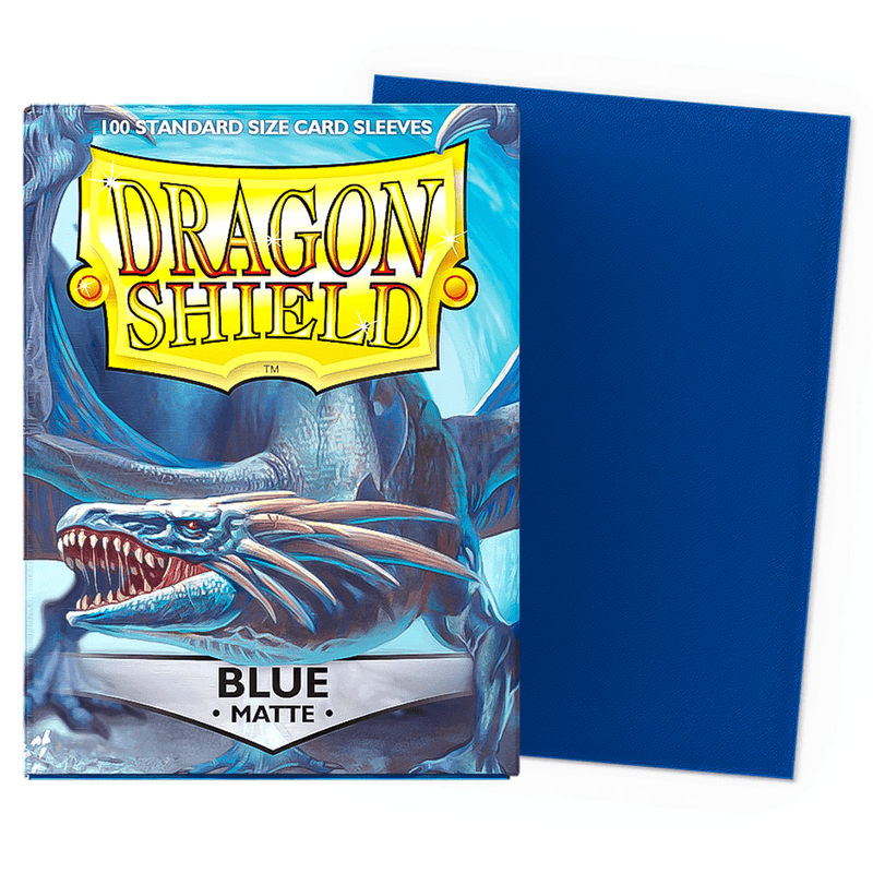 Arcane Tinmen Dragon Shield Matte - Blue (100 Sleeves) available at Northumbrian Tin Soldier