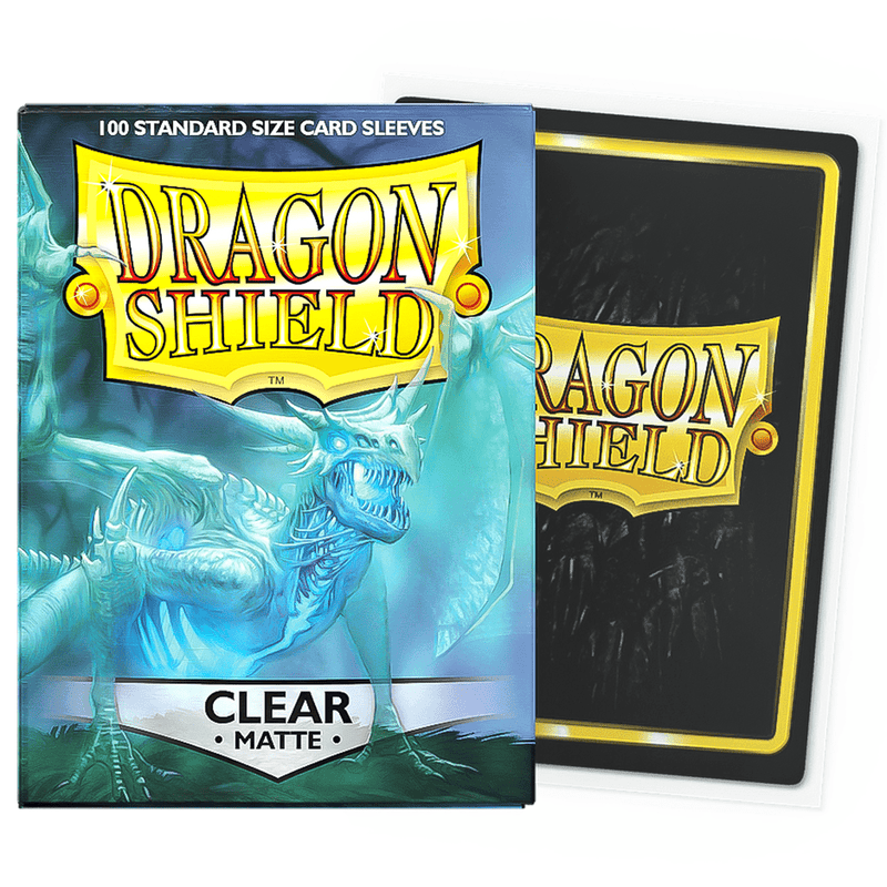 Arcane Tinmen Dragon Shield Matte - Clear(100 Sleeves) available at Northumbrian Tin Soldier