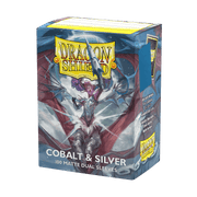 Arcane Tinmen Dragon Shield Matte Dual - Cobalt and Silver (100 Sleeves) available at Northumbrian Tin Soldier