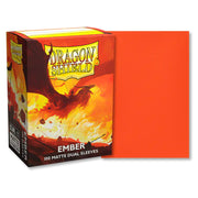 Arcane Tinmen Dragon Shield Matte Dual - Ember (100 Sleeves) available at Northumbrian Tin Soldier