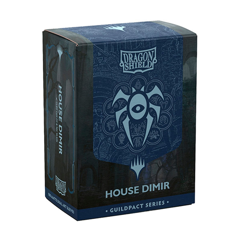 Arcane Tinmen Dragon Shield Matte Dual - Magic: The Gathering House Dimir (100 Sleeves) available at Northumbrian Tin Soldier