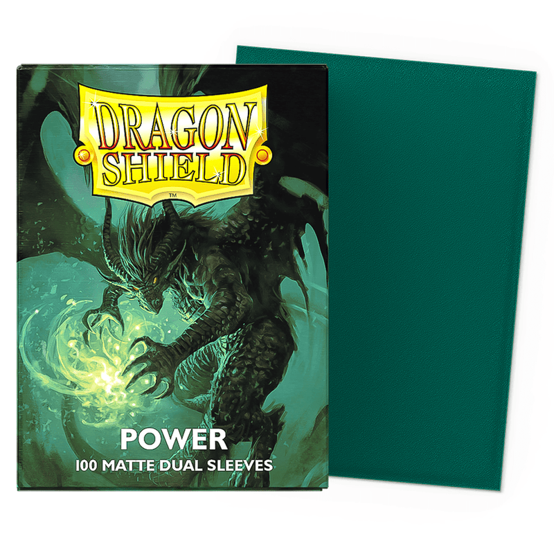 Arcane Tinmen Dragon Shield Matte Dual - Power  (100 Sleeves) available at Northumbrian Tin Soldier