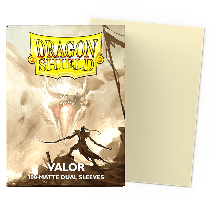 Arcane Tinmen Dragon Shield Matte Dual - Valor (100 Sleeves) available at Northumbrian Tin Soldier