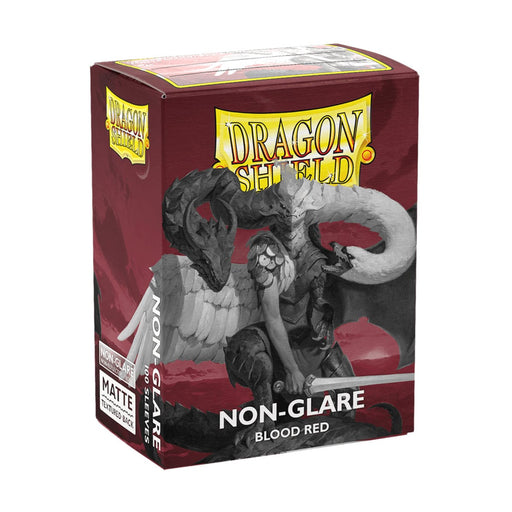 Arcane Tinmen Dragon Shield Matte - Non Glare Blood Red (100 Sleeves) available at Northumbrian Tin Soldier