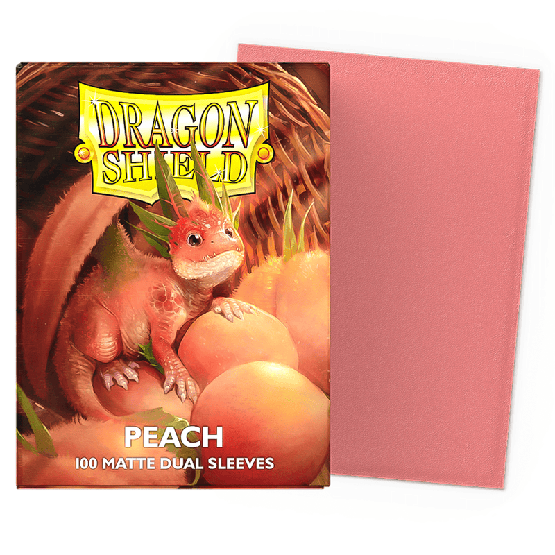 Arcane Tinmen Dragon Shield Matte - Peach (100 Sleeves) available at Northumbrian Tin Soldier