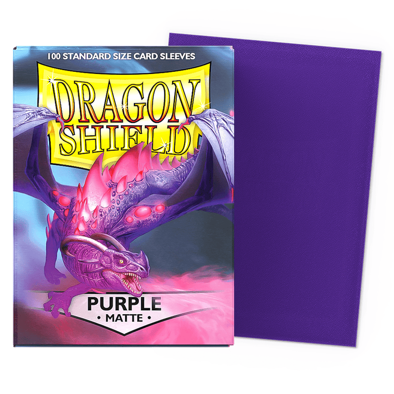 Arcane Tinmen Dragon Shield Matte - Purple (100 Sleeves) available at Northumbrian Tin Soldier
