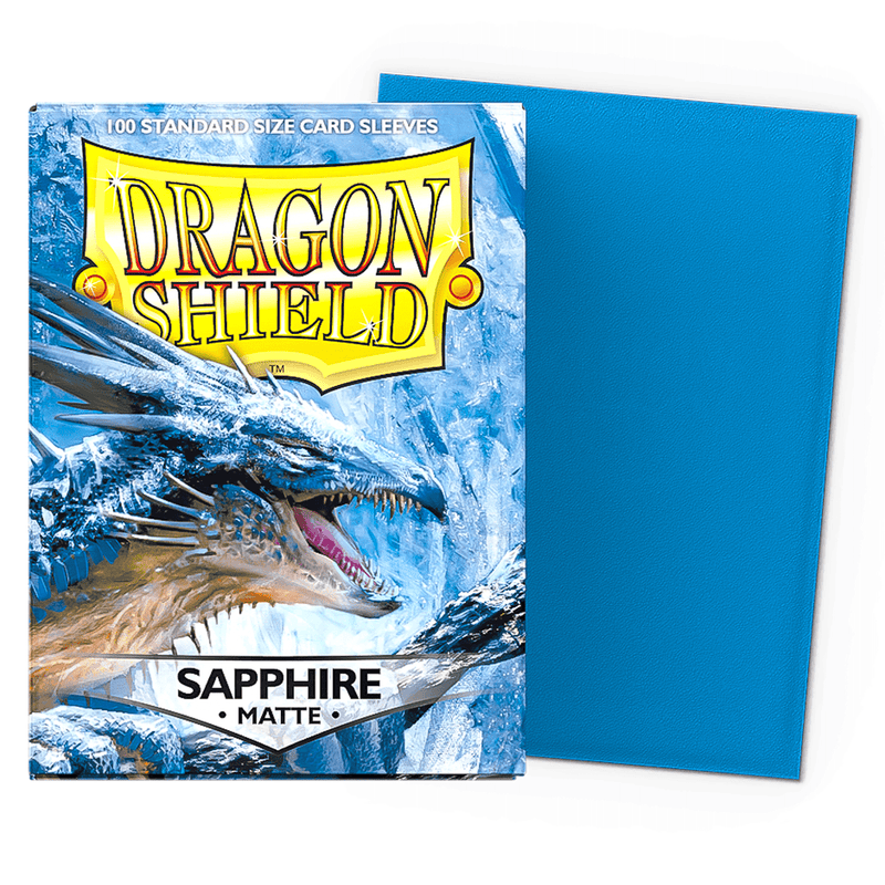 Arcane Tinmen Dragon Shield Matte - Sapphire (100 Sleeves) available at Northumbrian Tin Soldier