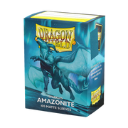 Arcane Tinmen Dragon Shield Matte Sparkles – Amazonite (100 Sleeves) available at Northumbrian Tin Soldier