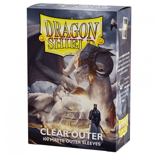 Arcane Tinmen Dragon Shield - Outer Sleeves - Matte Clear (standard size) available at Northumbrian Tin Soldier
