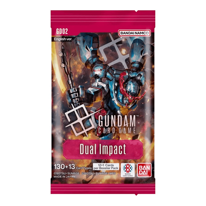 Bandai Gundam Card Game: Dual Impact Booster Box (GD02) available at Northumbrian Tin Soldier